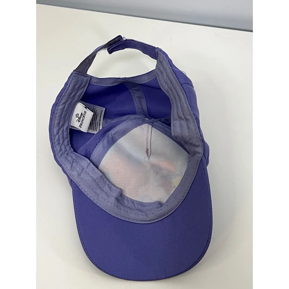Disney Princess Ariel Kids Purple Baseball Hat Girls One Size Adjustable Back‎